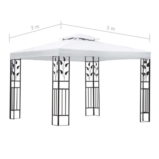 vidaXL Prieeldak 310 g/m² 3x3 m crèmewit oine kopen vidaXL Prieeldak 310 g/m² 3x3 m crèmewit oine kopen