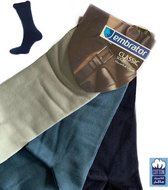 Embrator 5-pack Klassieke mannen Sokken donkerblauw/blauw/licht grijs