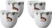 4 x Koffiekopjes 200 ml Festive Season Haas