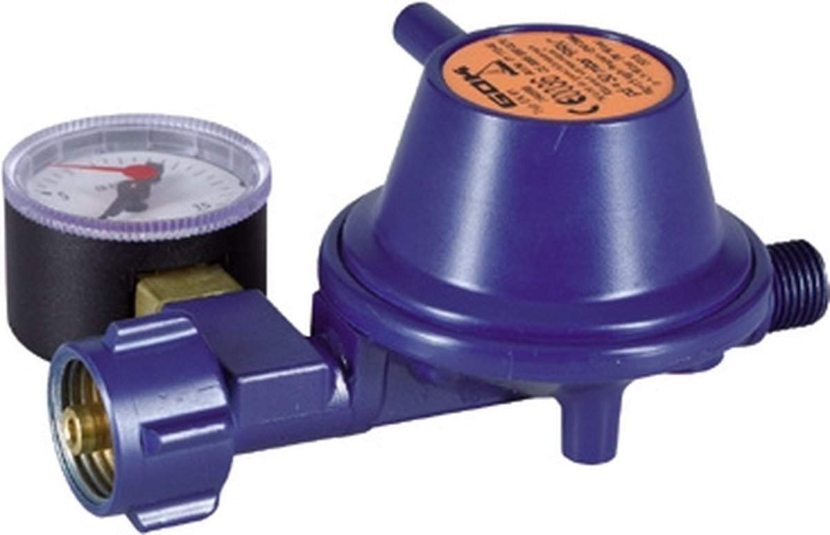 Marine Gasdrukregelaar  Gasdrukregelaar 1.5KG/H 50mbar met Manometer op Prijzenvolger.com