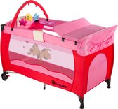 TecTake reisbed babybed campingbed reisbedje Dodo roze - 402202