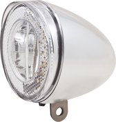 Koplamp Spanninga Swingo XDO LED met reflector en dynamo-aansluiting - chroom