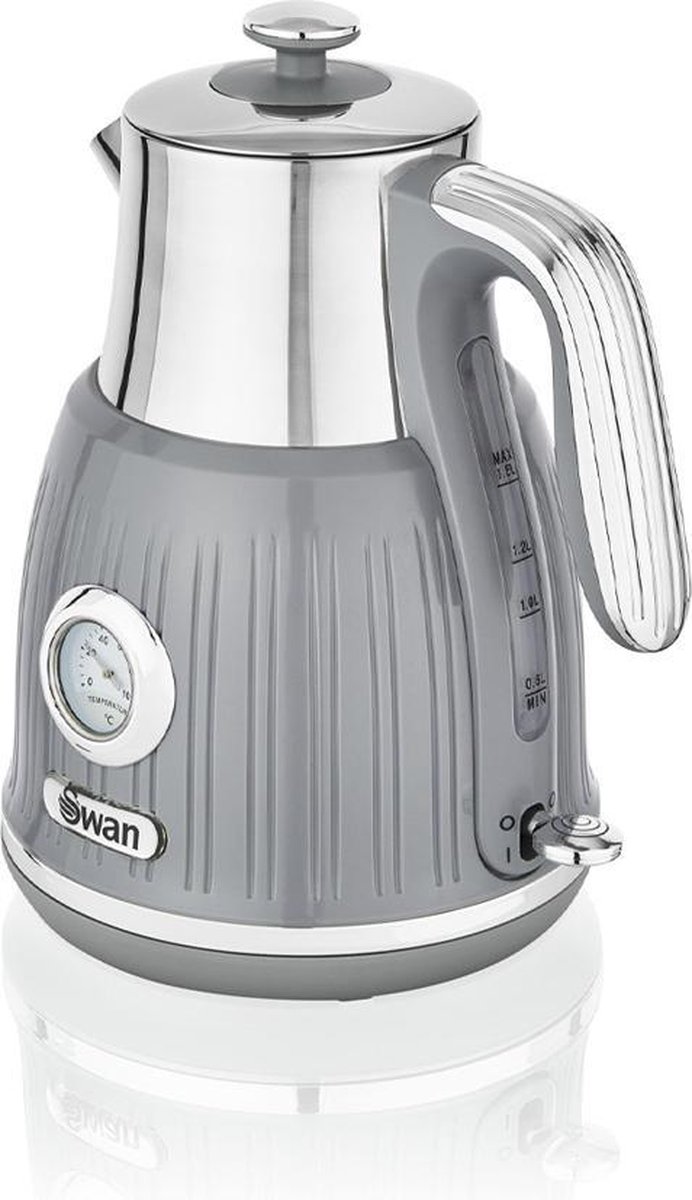 Swan Waterkoker 1.5 Liter Grijs
