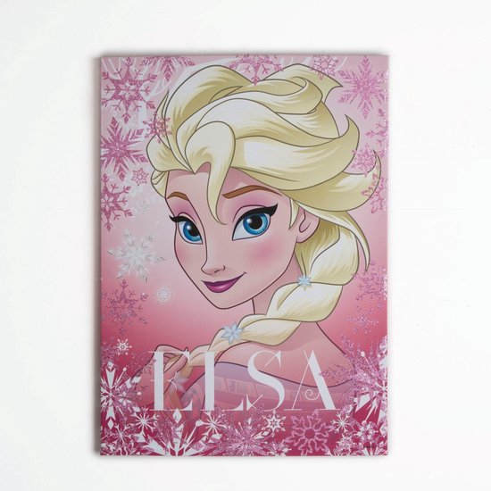 Disney Frozen - Peinture sur toile - Elsa - 70x50 cm | bol.com
