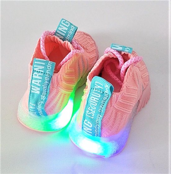 verklaren Opnemen Aarde LED lichtgevende schoenen of sneakers voor kinderen, LED schoen voor  baby's,... | bol.com