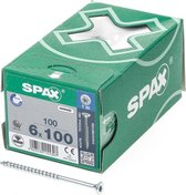 Spax Spaanplaatschroef Verzinkt Torx 6.0 x 100 - 100 stuks