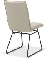 STOEL FLAIR ZWART-CENTURY BEIGE - Set van 4