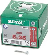 Vis pour aggloméré spax culasse galvanisée T-Star T20 5.0x35mm (par 200 pièces)