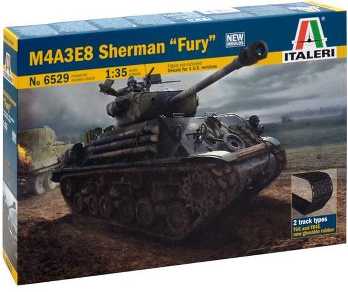 RC２chに改造 イタレリー 1/35 アメリカ戦車 M4A3E8 「Fury号 ...