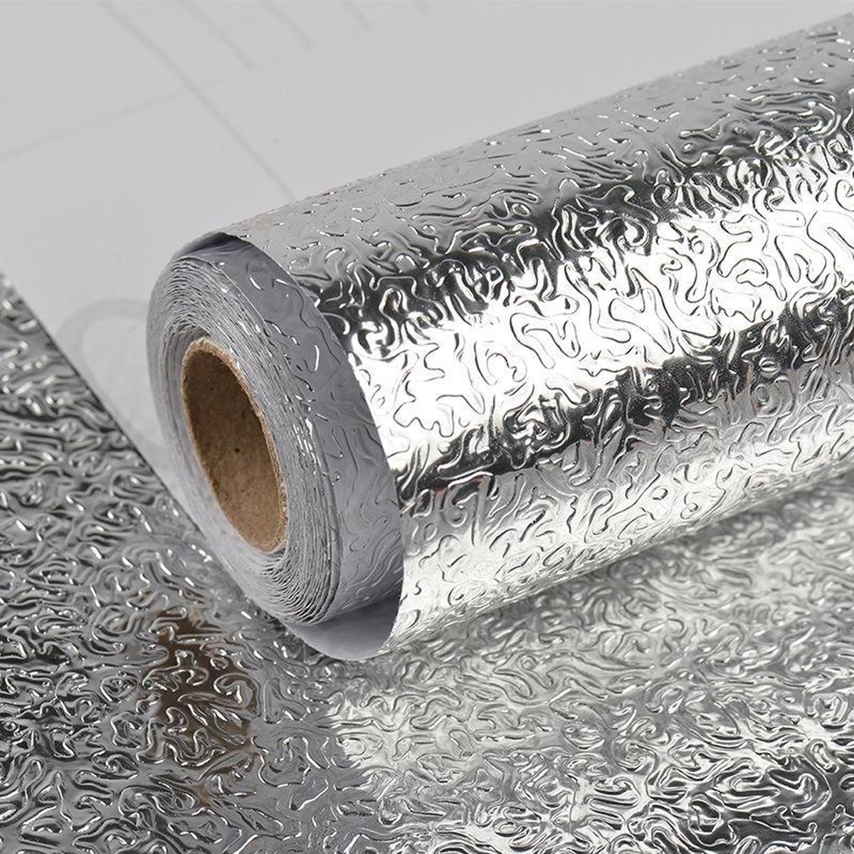 Keuken wand kachel aluminiumfolie olie-proof stickers anti-fouling hoge  temperatuur