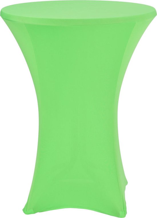 Statafelrok Stretch Style - Ø 85 cm - Limegroen