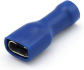 Vlakstekerhuls 1.5-2.5mm² - Blauw - Per 100