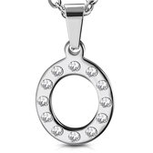 Amanto Ketting Letter O - 316L Staal PVD - Alfabet - 20x15mm - 50cm