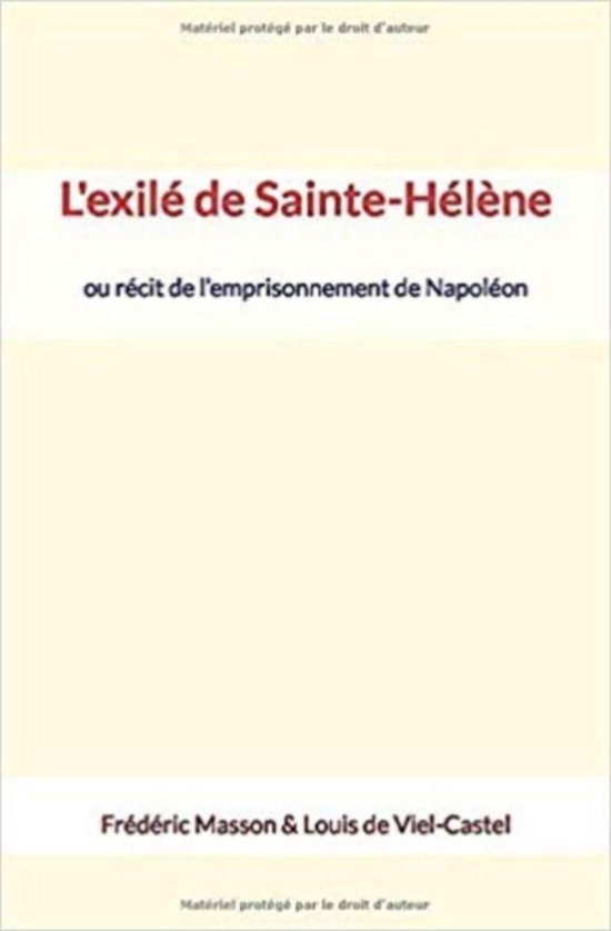 L'exilé de Sainte-Hélène - cover