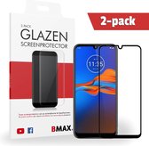 2-pack BMAX geschikt voor de Glazen Screenprotector Motorola Moto E6 Plus / Beschermglas / Tempered Glass / Glasplaatje