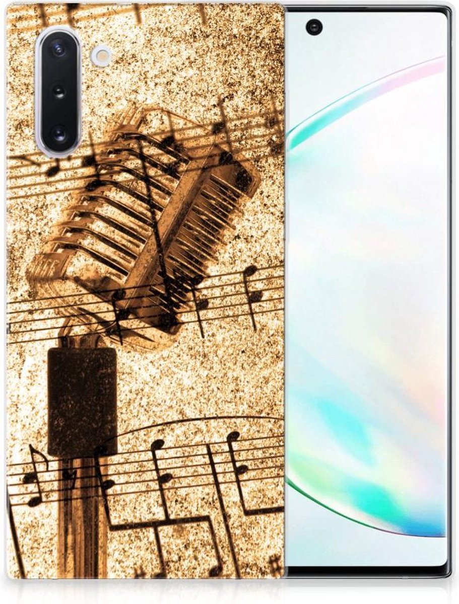 Samsung Galaxy Note 10 Siliconen Hoesje met foto Bladmuziek