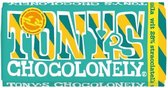 Tony's Chocolonely chocoladereep Wit 28% Stracciatella - 15 x 180 gram