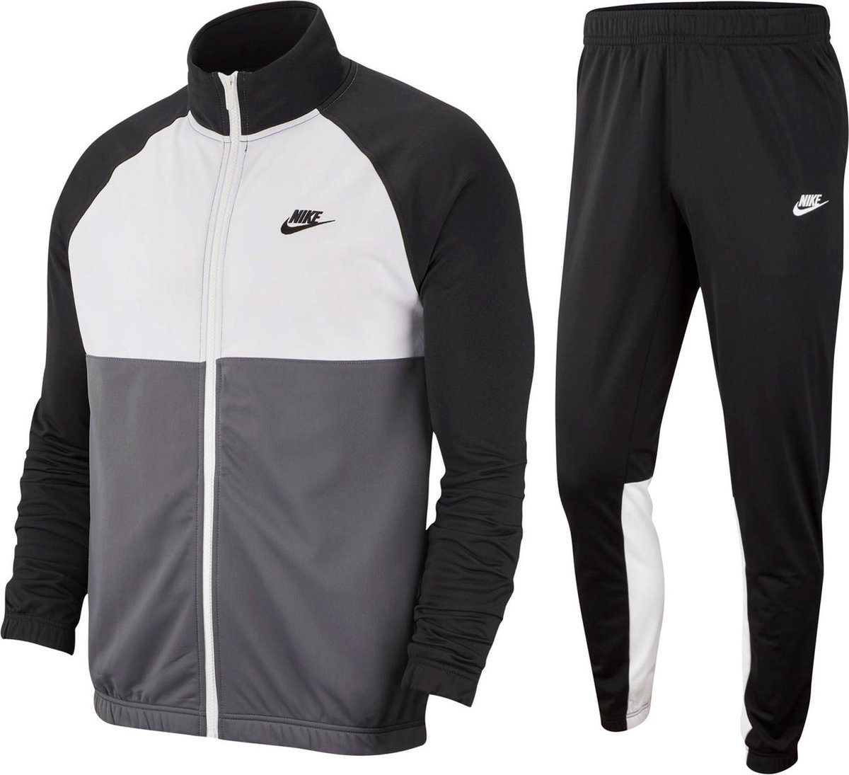 Nike Trainingspak - Maat S - Mannen zwart/wit/grijs | bol.com