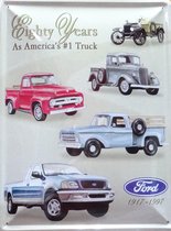 Ford Collage metalen wand- reclamebord 30x40cm