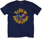 The Beatles Heren Tshirt -2XL- Yellow Submarine Baddies Blauw