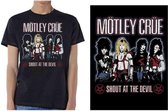 Motley Crue Heren Tshirt -XXL- Shout At The Devil Zwart