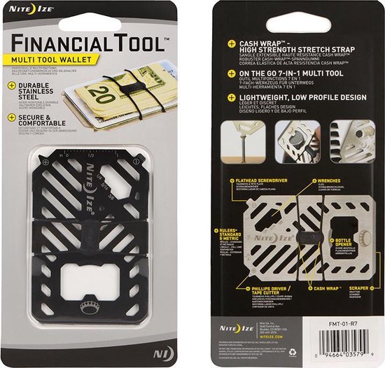 Nite Ize - Multitool wallet - Financial Tool