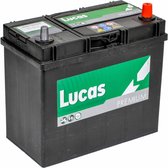 Lucas Premium Auto Accu | 12V 45AH 330 CCA | + Pool Rechts / - Pool Links |
