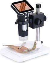 Digitale draadloze Microscoop met LCD scherm  50 x 1000 met 8 led lamp voor video opname en foto’s