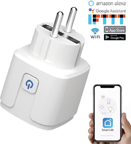Smart Plug - Slimme Stekker – Werkt met Alexa, Google Home, Apple Homekit  en IFTTT–... | bol.com