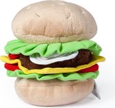 Dog toy plush burger, 14x12,5x11cm