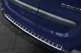 Avisa RVS Achterbumperprotector passend voor Dacia Dokker 2012-2016 & FL 2017- 'Ribs' (met gaten)