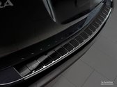 Avisa Zwart RVS Achterbumperprotector passend voor Opel Zafira C Tourer 2012-2016 & Facelift 2016- 'Ribs'