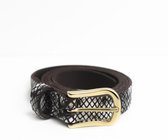 Tannery Leather Tannery Leather Ladies Belt Noir 75 cm