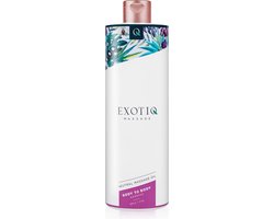 Exotiq - Body to Body Verwarmende Massageolie - Massage Olie voor een Ontspannende Massage - Langdurige Werking en Extra Zacht - 500 ml
