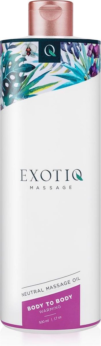 Goedkoopste Exotiq - Body to Body Verwarmende Massageolie - Massage Olie voor een Ontspannende Massage - Langdurige Werking en Extra Zacht - 500 ml
