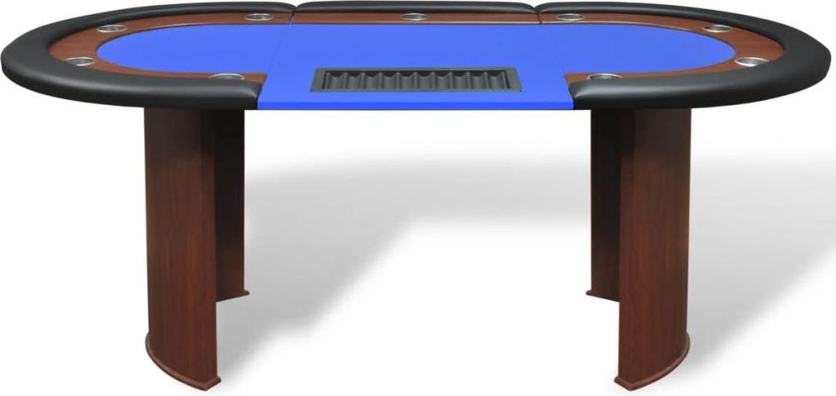 Table de poker vidaXL Pokertafel voor 10 spelers 160x80x75 cm Table de poker vidaXL Pokertafel voor 10 spelers 160x80x75 cm