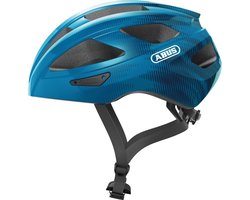 Fietshelm ABUS MACATOR steel blue S - 51-55 cm - blauw - Geschikt voor gebruik op elektrische fietsen - stadsfietsen - 280 g