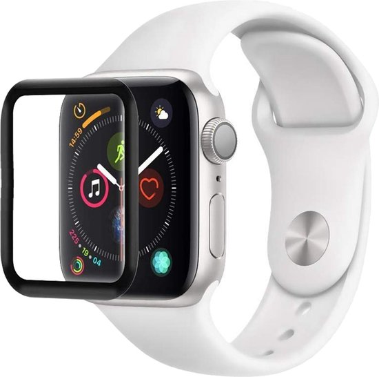Protection d'écran Apple Watch Series 5 (44 mm) - Verre trempé - Full  Screen Full... | bol.com