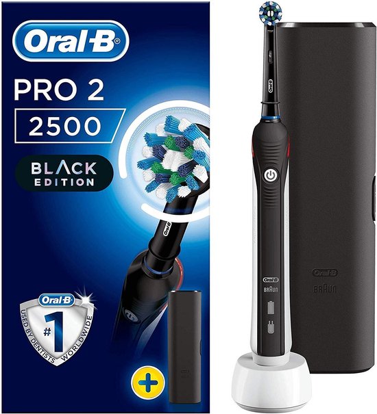 Oral-B Pro Action - Elektrische tandenborstel - Set - Zwart, roze | bol.com