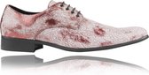 Red Sky - Maat 41 - Lureaux - Kleurrijke Schoenen Voor Heren - Veterschoenen Met Print