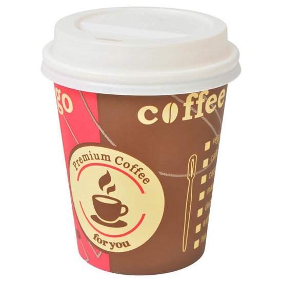 een miljard St spons Wegwerp Koffiebekers met deksel 1000 stuks - Papieren koffiebekers -  Wegwerp... | bol.com