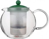 Bodum Assam theepot glas - 1 liter - groen