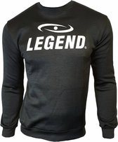 Legend Sports Logo Sweater Zwart Maat L