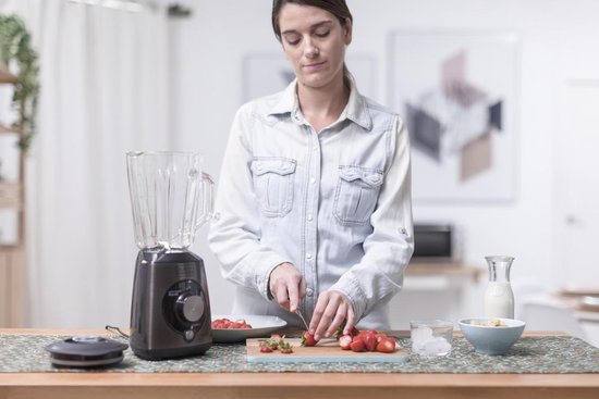 BLACK+DECKER BXJB1000E blender 1,5 l Cooking blender Zwart, Transparant 1000 W