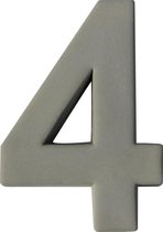 Huisnummer beton nr. 4