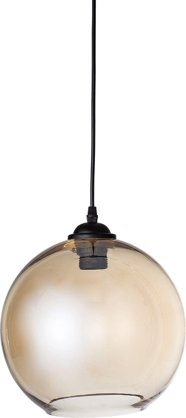 Bloomingville - glazen hanglamp - bruin bol.com