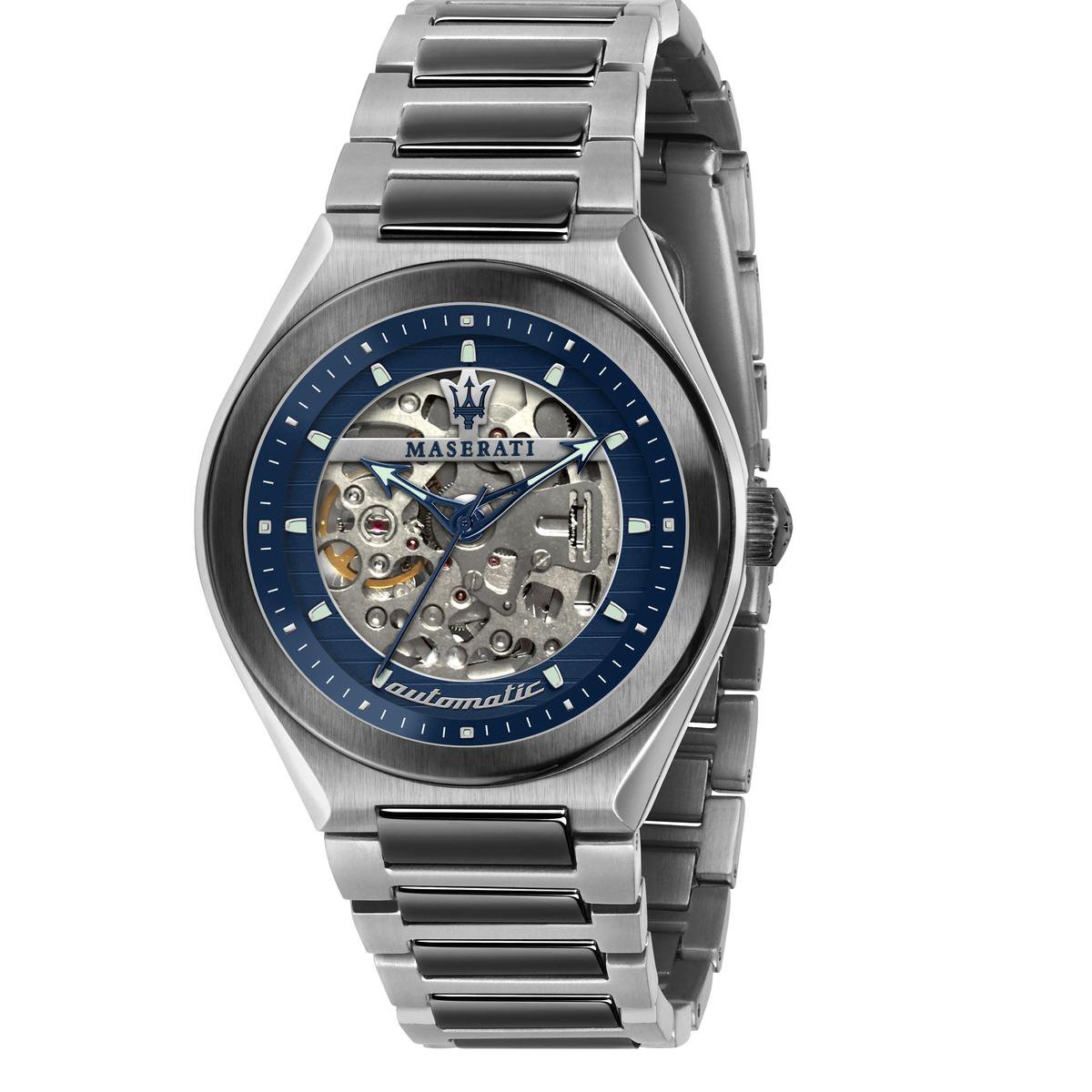 Maserati Triconic - R8823139001 - herenhorloge - Staal - Grijs - 42 MM