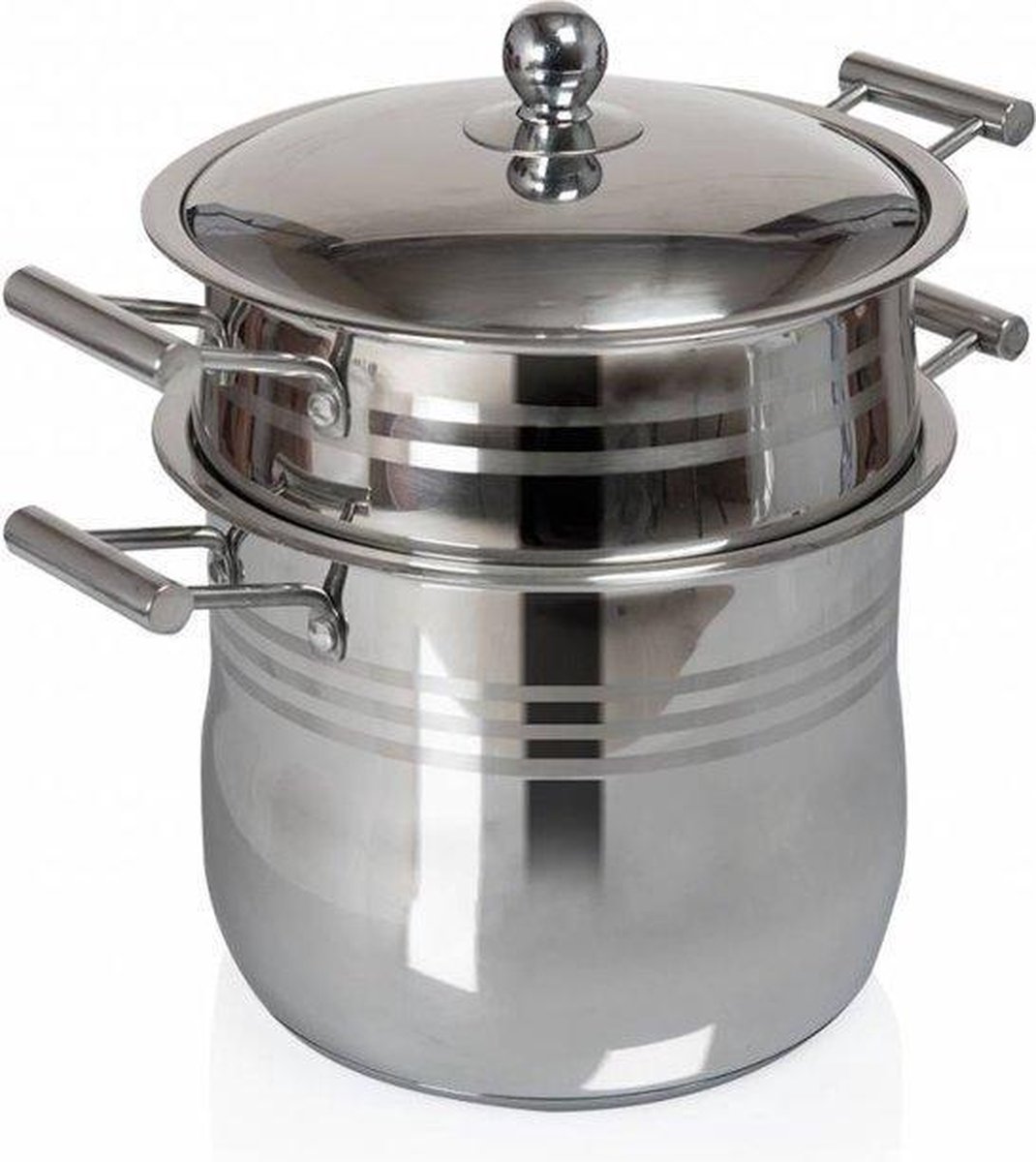 Bol.com couscous pan / stoompan / Couscoussière induction 16L- Stoompan Inductie - Groot Couscous Pan - 16 Liter - Rijst en Groe... aanbieding