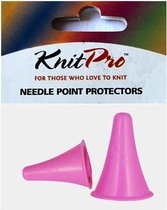 KnitPro Puntbeschermers 4.50-10.00mm roze.