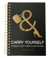 Carry Yourself - De planner voor de feelgood girl meets business lady - voor inspiratie en motivatie - 12 maanden - zonder vaste data - weekoverzichten - veel notitieruimte